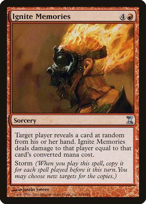Ignite Memories card from Time Spiral