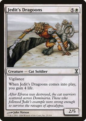 Jedit's Dragoons card from Time Spiral