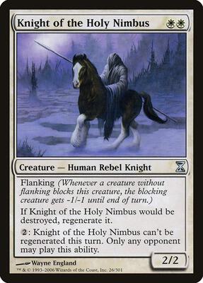 Knight of the Holy Nimbus card from Time Spiral