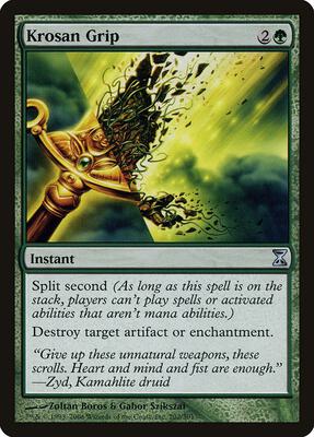 Krosan Grip card from Time Spiral