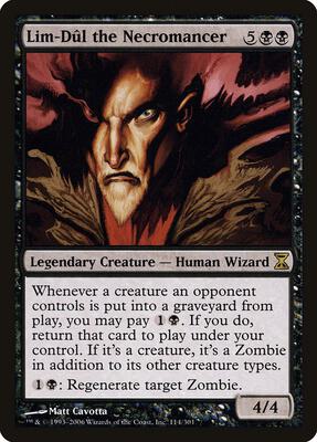 Lim-Dul the Necromancer card from Time Spiral