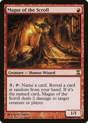 Magus of the Scroll card from Time Spiral