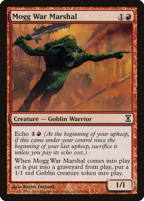 Mogg War Marshal card from Time Spiral