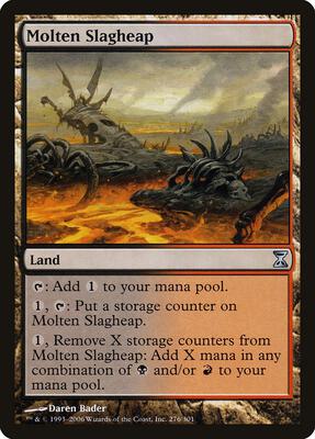 Molten Slagheap card from Time Spiral