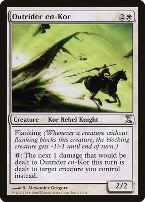 Outrider en-Kor card from Time Spiral