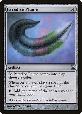 Paradise Plume card from Time Spiral