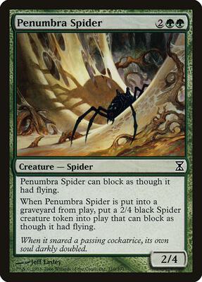 Penumbra Spider card from Time Spiral