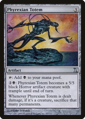 Phyrexian Totem card from Time Spiral