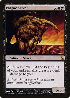 Plague Sliver card from Time Spiral