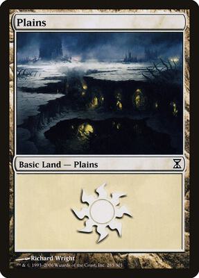 Plains (285) card from Time Spiral