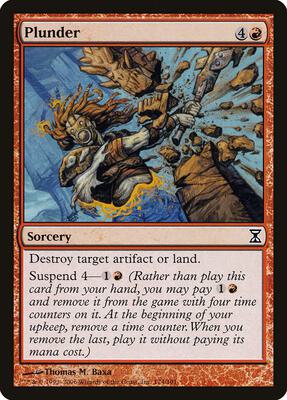 Plunder card from Time Spiral