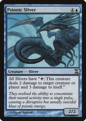 Psionic Sliver card from Time Spiral