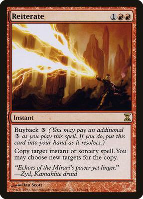Reiterate card from Time Spiral