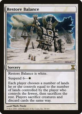 Restore Balance card from Time Spiral