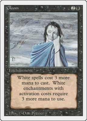 Gloom card from Revised Edition