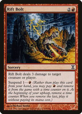 Rift Bolt card from Time Spiral