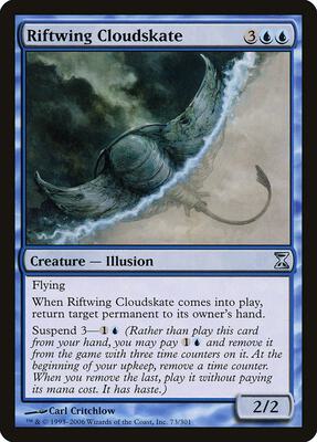 Riftwing Cloudskate card from Time Spiral