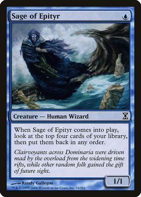 Sage of Epityr card from Time Spiral