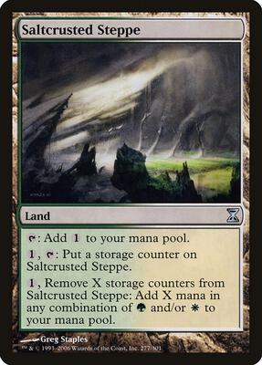 Saltcrusted Steppe card from Time Spiral