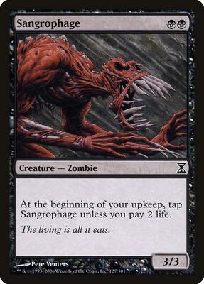Sangrophage card from Time Spiral