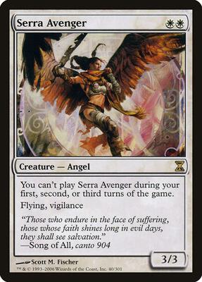 Serra Avenger card from Time Spiral