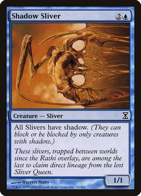 Shadow Sliver card from Time Spiral