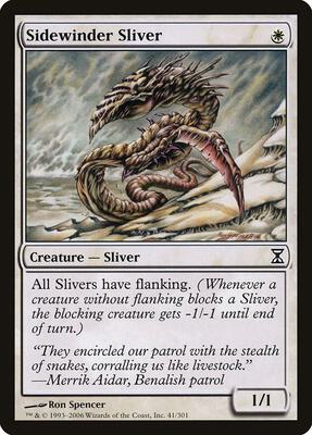 Sidewinder Sliver card from Time Spiral