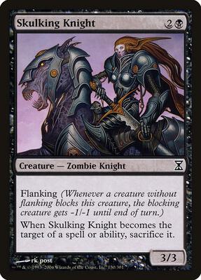 Skulking Knight card from Time Spiral