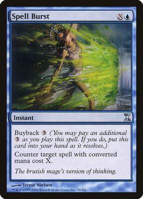 Spell Burst card from Time Spiral
