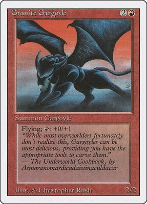 Granite Gargoyle card from Revised Edition