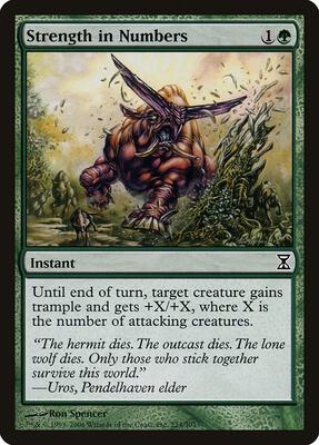 Strength in Numbers card from Time Spiral