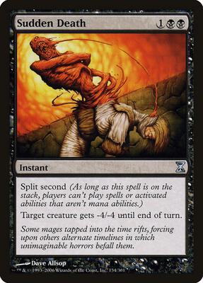 Sudden Death card from Time Spiral