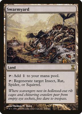 Swarmyard card from Time Spiral