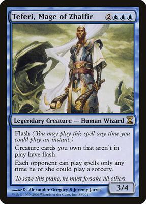 Teferi, Mage of Zhalfir card from Time Spiral