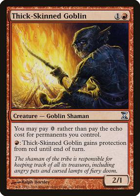 Thick-Skinned Goblin card from Time Spiral