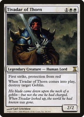 Tivadar of Thorn card from Time Spiral