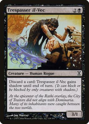 Trespasser il-Vec card from Time Spiral