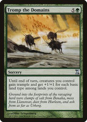Tromp the Domains card from Time Spiral