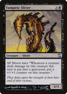 Vampiric Sliver card from Time Spiral
