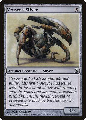 Venser's Sliver card from Time Spiral