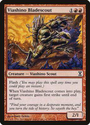 Viashino Bladescout card from Time Spiral