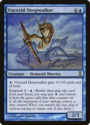 Viscerid Deepwalker card from Time Spiral