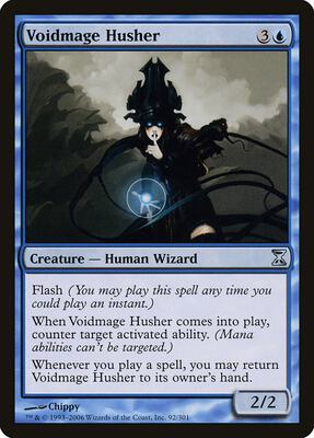Voidmage Husher card from Time Spiral