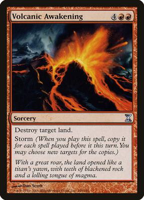 Volcanic Awakening card from Time Spiral