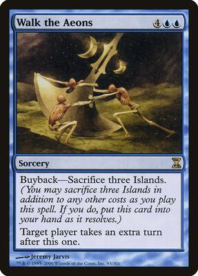 Walk the Aeons card from Time Spiral