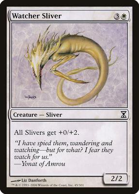 Watcher Sliver card from Time Spiral