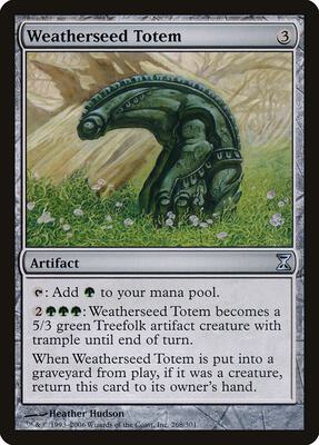 Weatherseed Totem card from Time Spiral