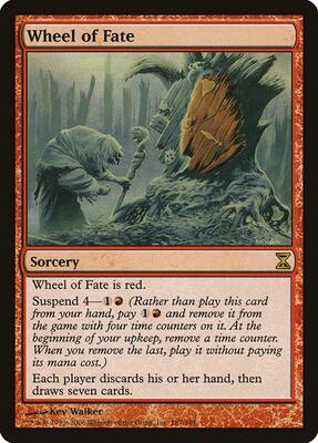 Wheel of Fate card from Time Spiral