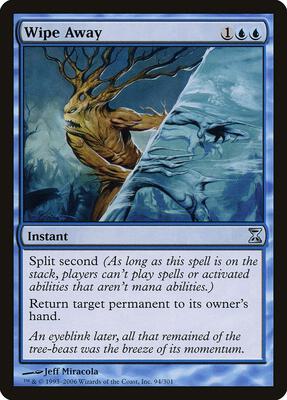 Wipe Away card from Time Spiral