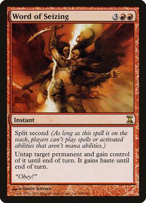 Word of Seizing card from Time Spiral